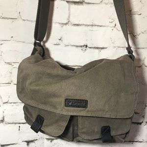 Cremieux | canvas messenger bag 15”